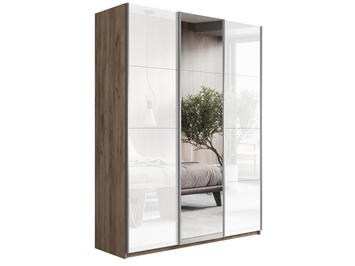 Шкаф-купе Прайм Люкс з-х дверный (Стекло/зеркало)