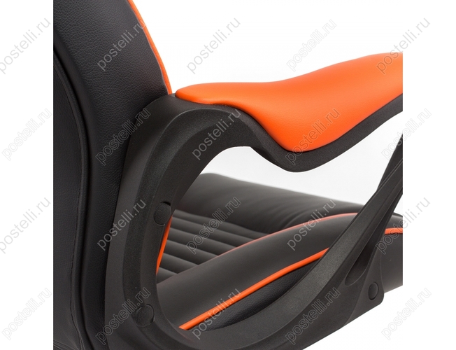 Игровое кресло Leon черное/оранжевое (Арт. 1876)