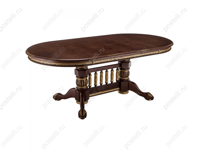 Стол Кантри орех с золотой патиной (Арт.296162)