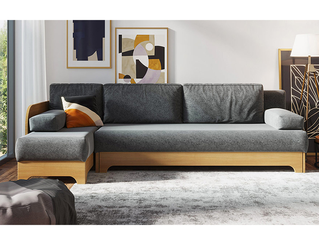 Угловой диван Дримлайн Амберг TFK с оттоманкой