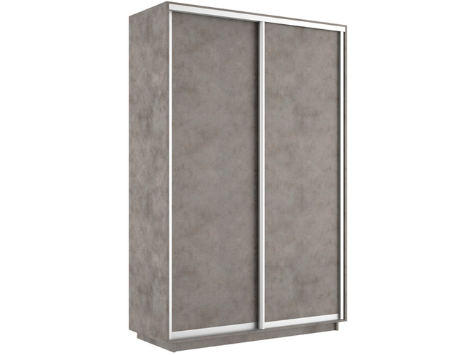 Шкаф-купе Экспресс Люкс 2-х дверный (ЛДСП), Бетон